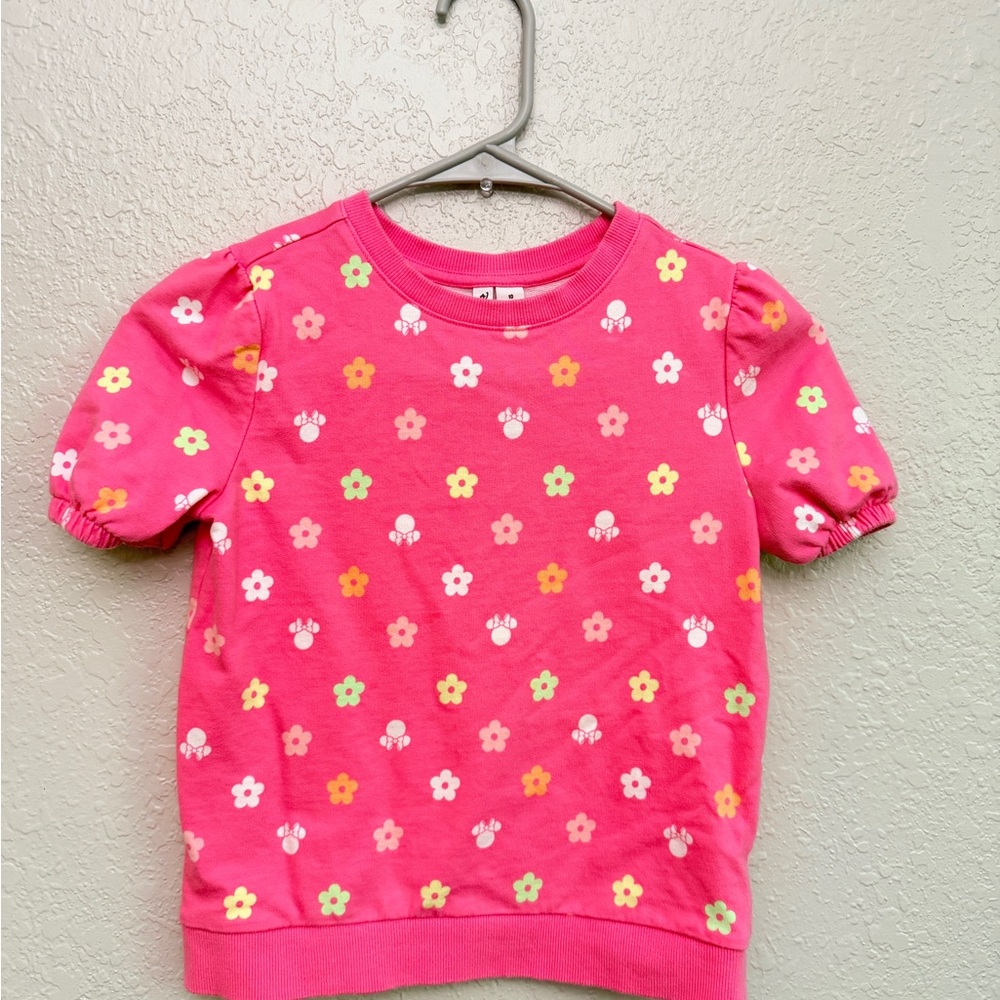 Janie and Jack Pink Floral Sweatshirt